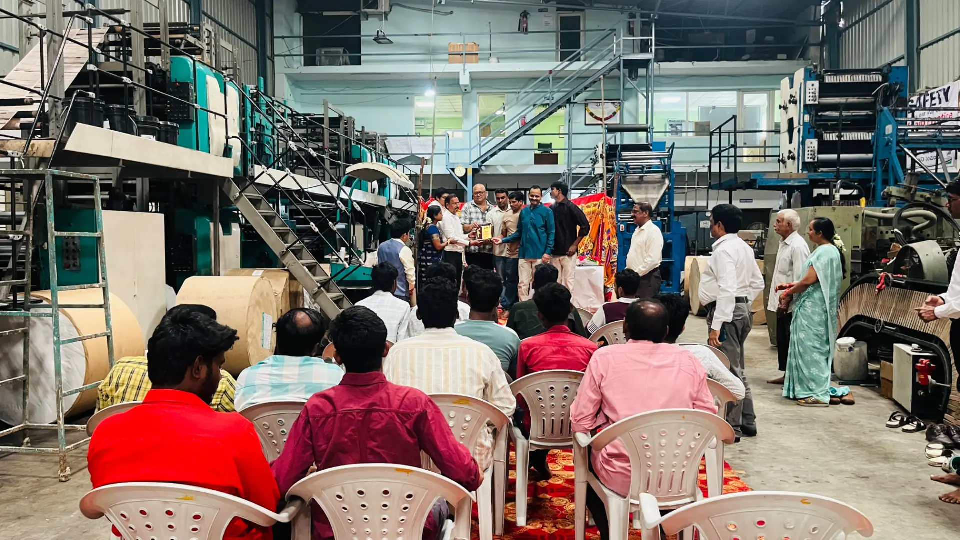 ISO 9001:2015 Quality Process and website launch ceremony on the plant floor