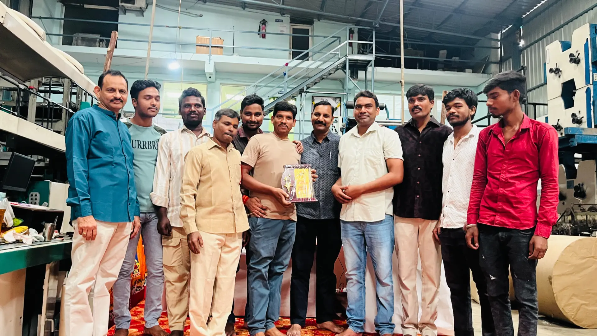 Team felicitation for quality and on-time delivery performance