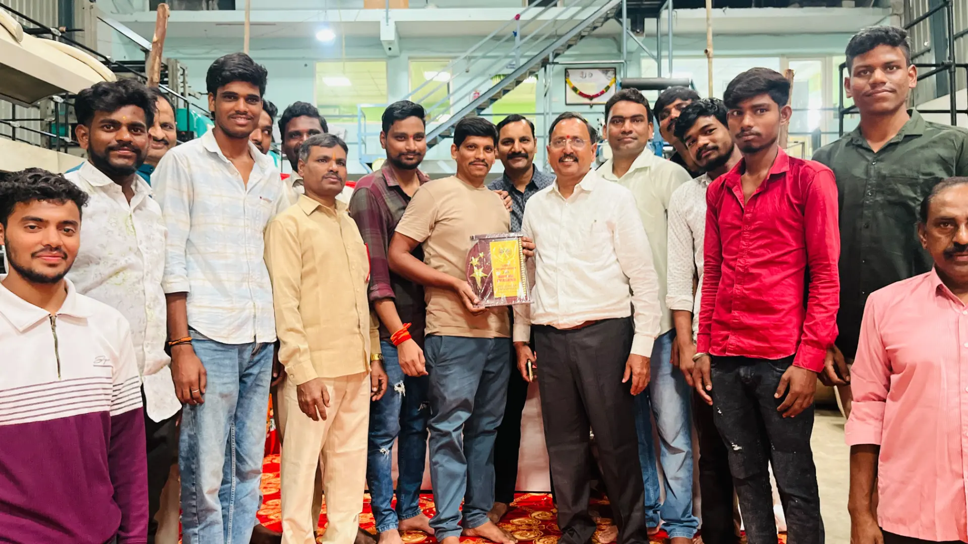 Our production and pre-press team at the launch celebration